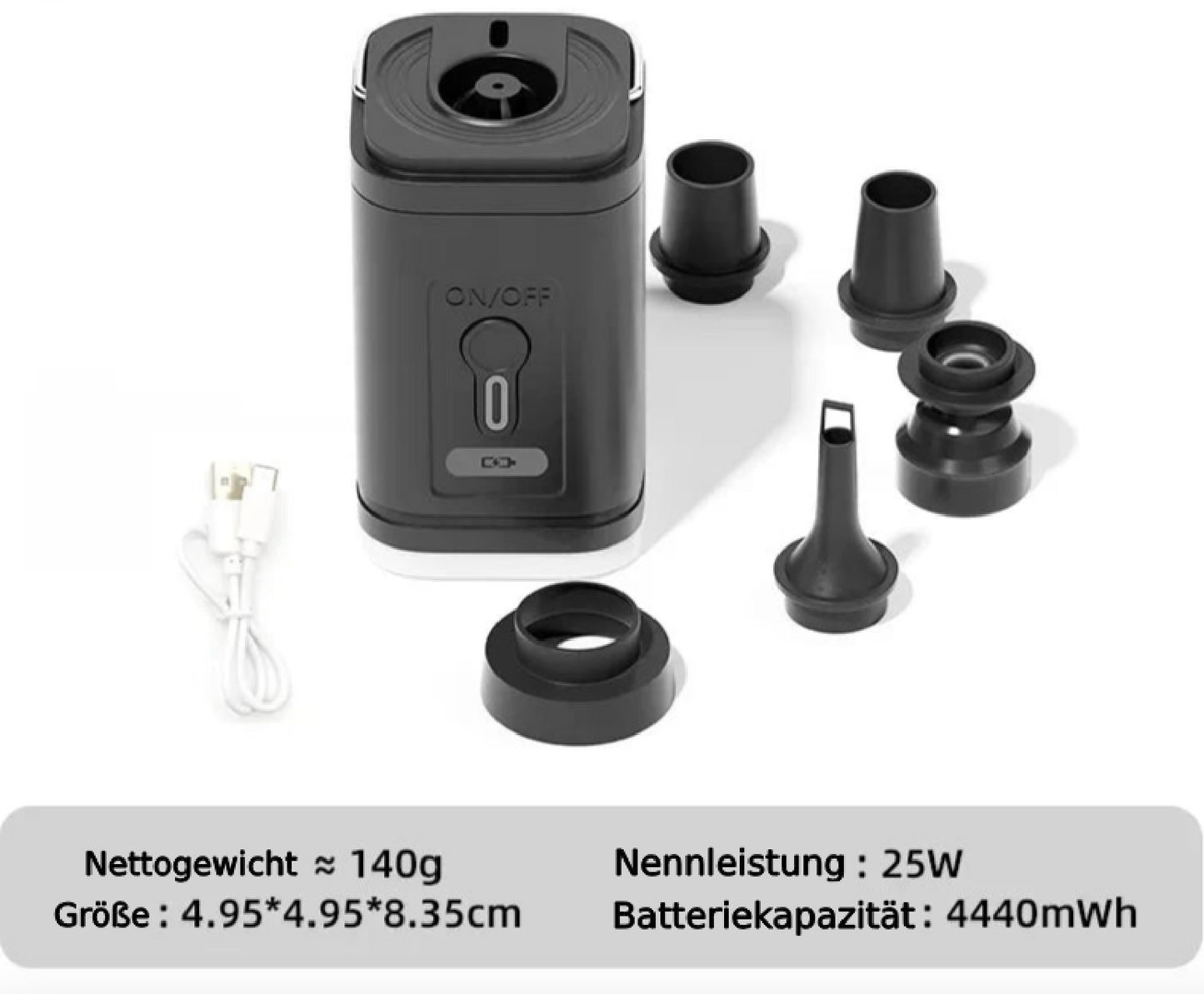 Tragbare Mini-Luftpumpe