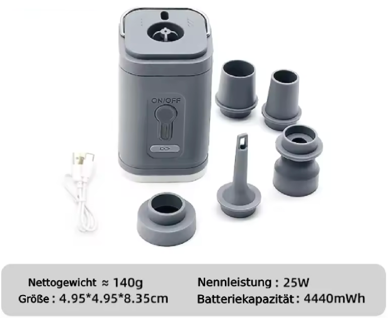 Tragbare Mini-Luftpumpe